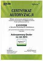 Certyfikat autoryzacji E-SYSTEM