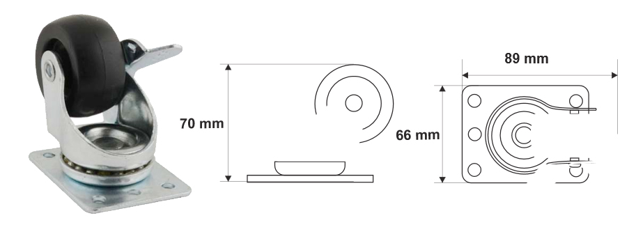 Wymiary kółka RAKB