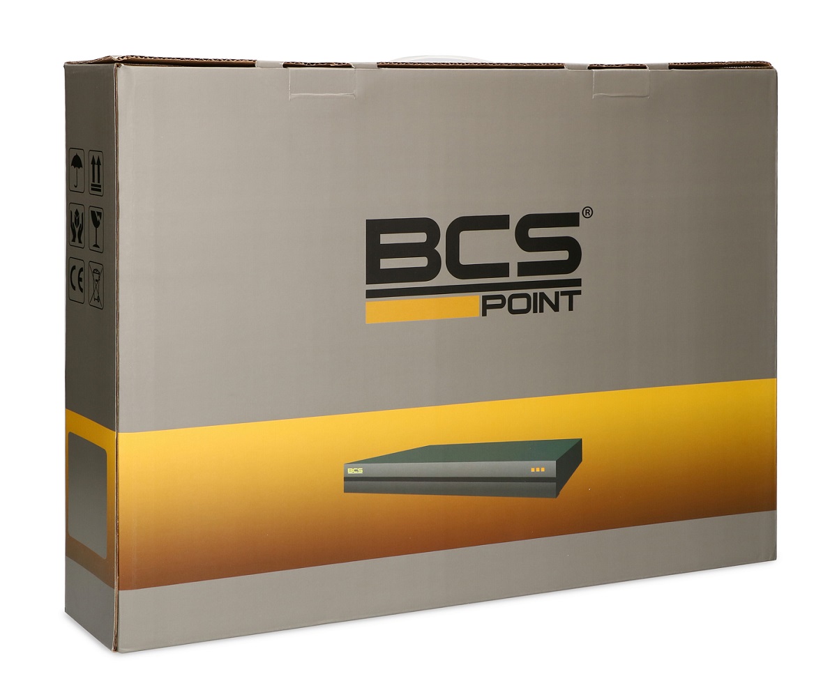 Opakowanie rejestratora BCS-P-NVR0802-4KE-8P-II