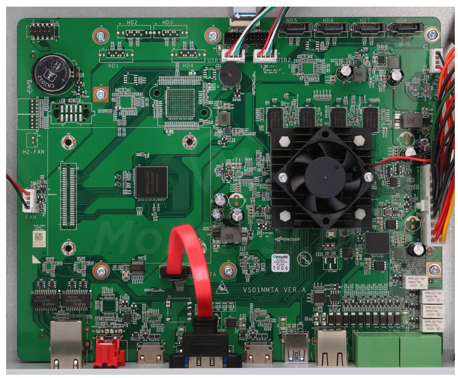 Płytka elektroniki rejestratora BCS-P-NVR3204R-A-4K-III