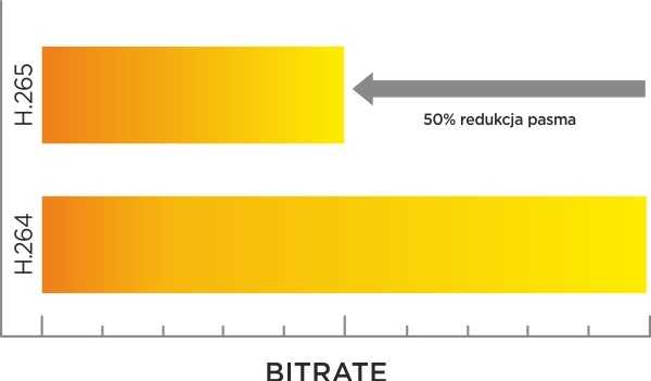 Kompresja H.265, bitrate