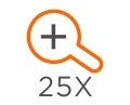 Ikonka zoom 25x