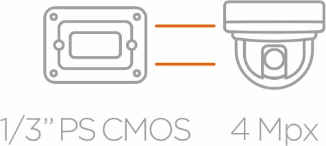 1/3 PS CMOS 4Mpx