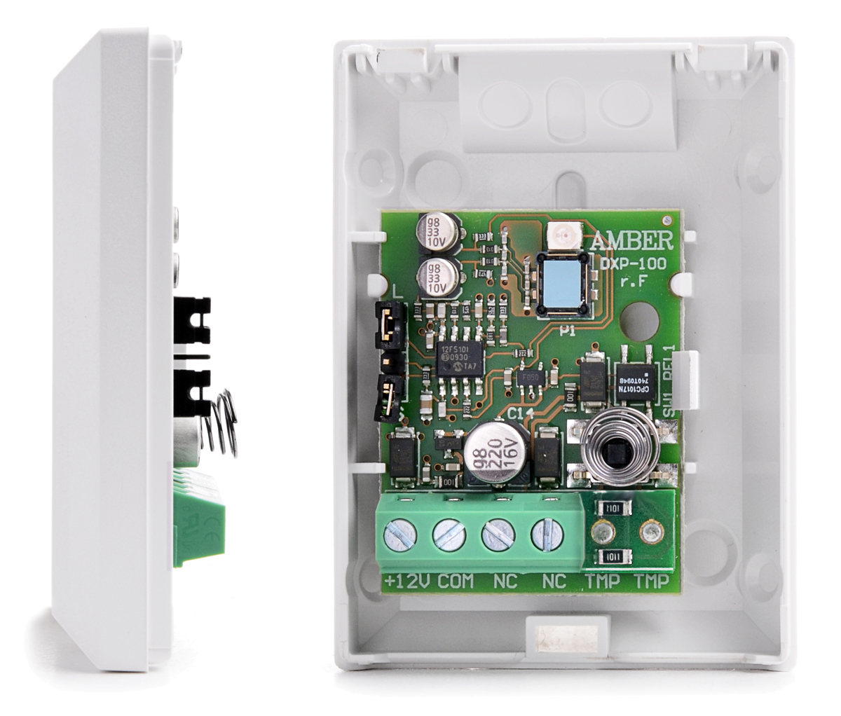 Wnętrze czujki ruchu AMBER 2E