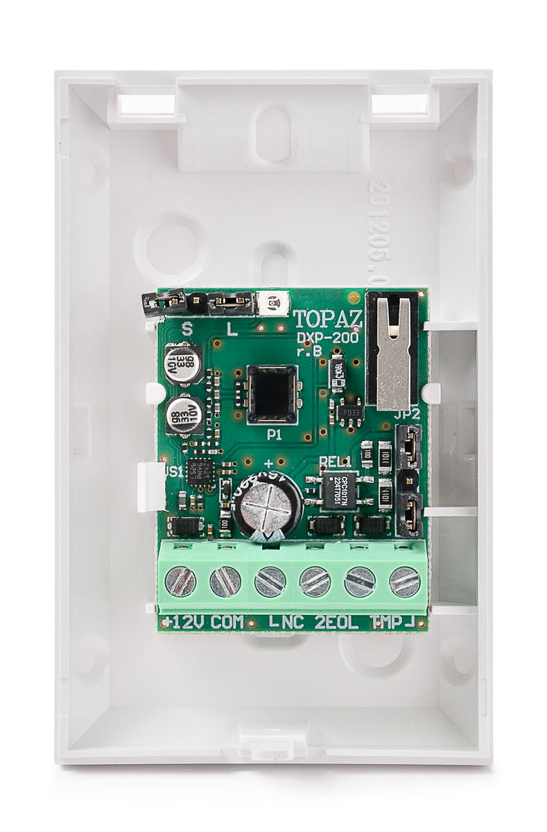 Wnętrze czujki ruchu TOPAZ