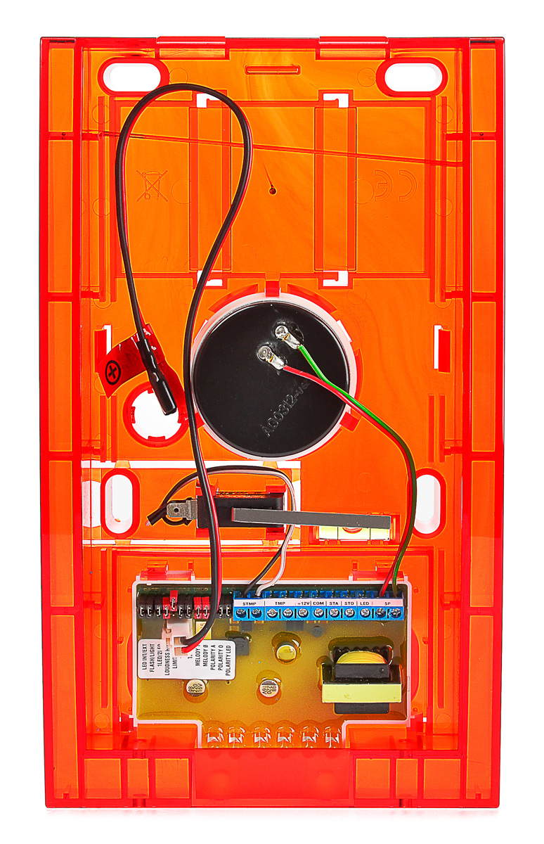 Wnętrze sygnalizatora SP-4004 R