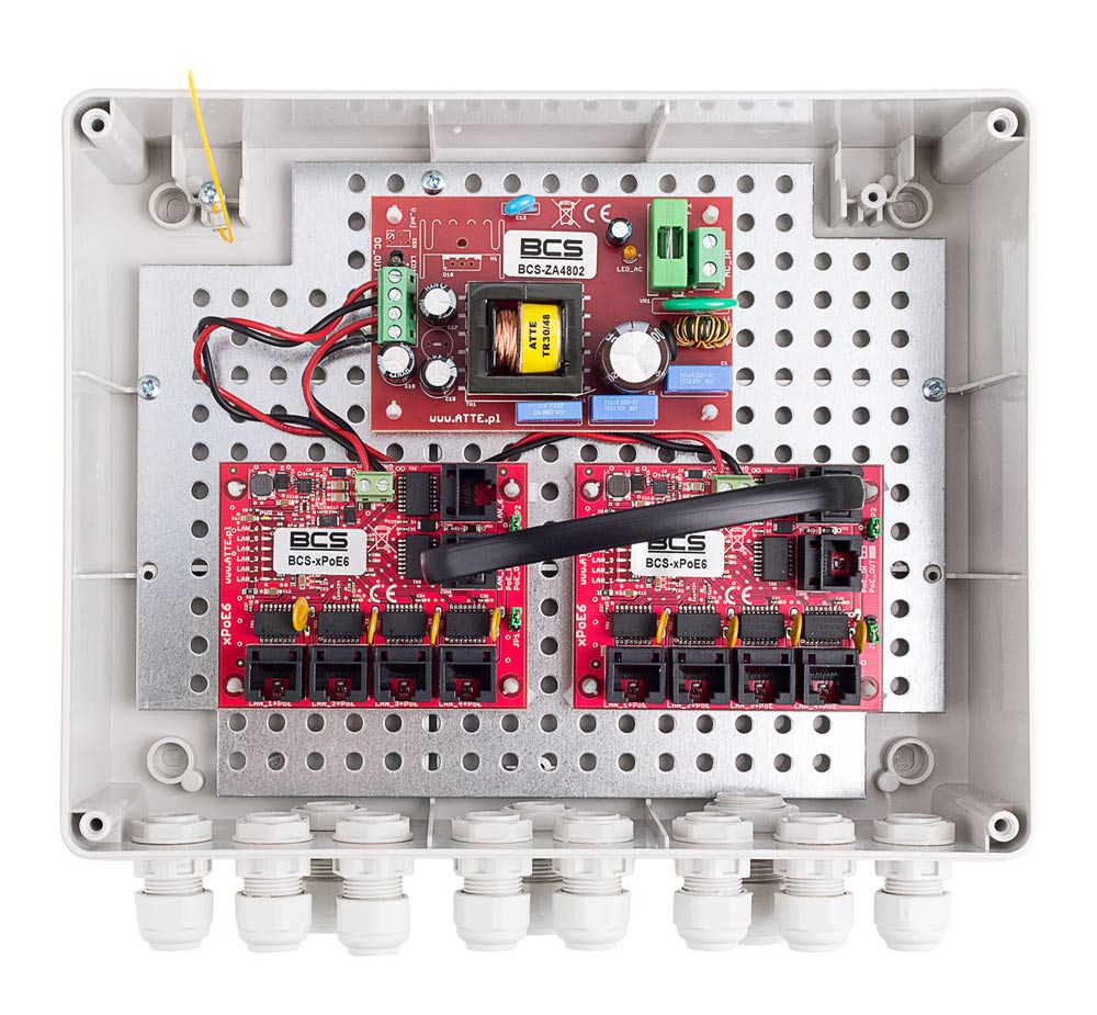 Wnętrze modelu BCS-IP8/Z/E-S