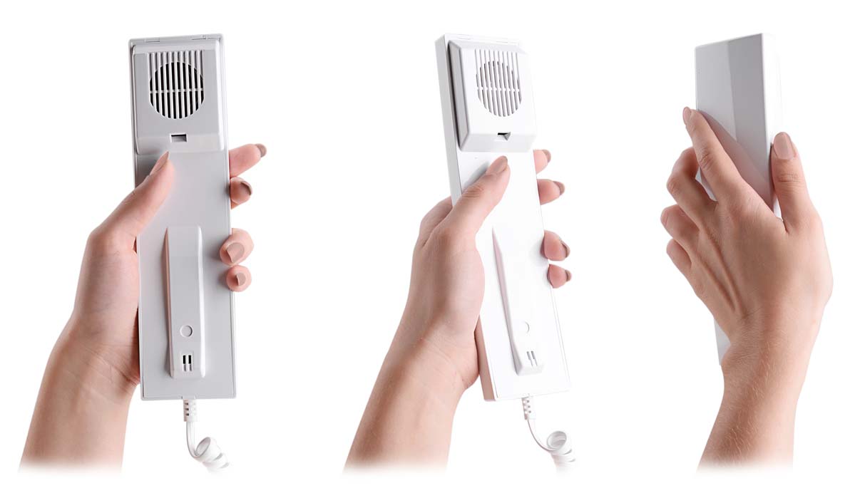 Słuchawka OP-U7 w dłoni