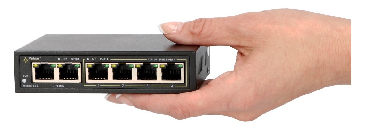 Switch S64 cechuje się niewielkimi wymiarami