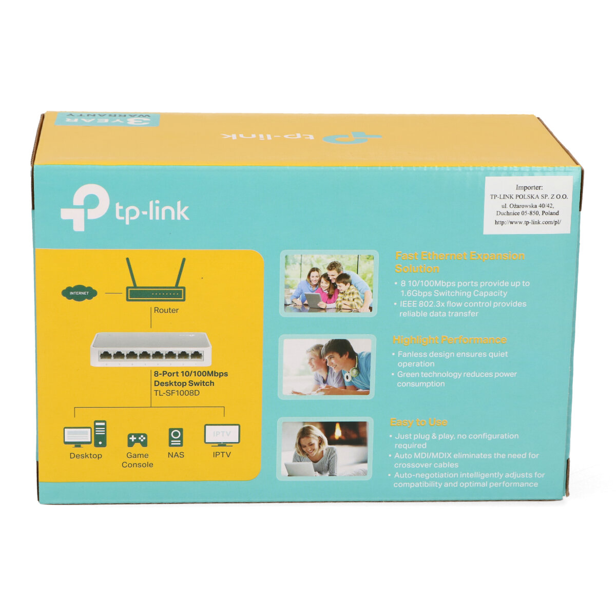TL-SF1008D - pudełko