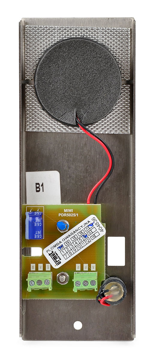 Wnętrze stacji bramowej 5025/1D