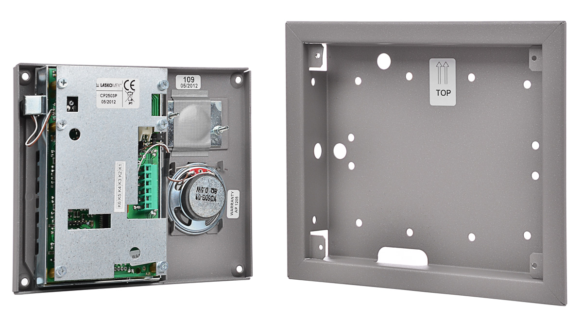 Wnętrze panelu bramowego CP-2503P