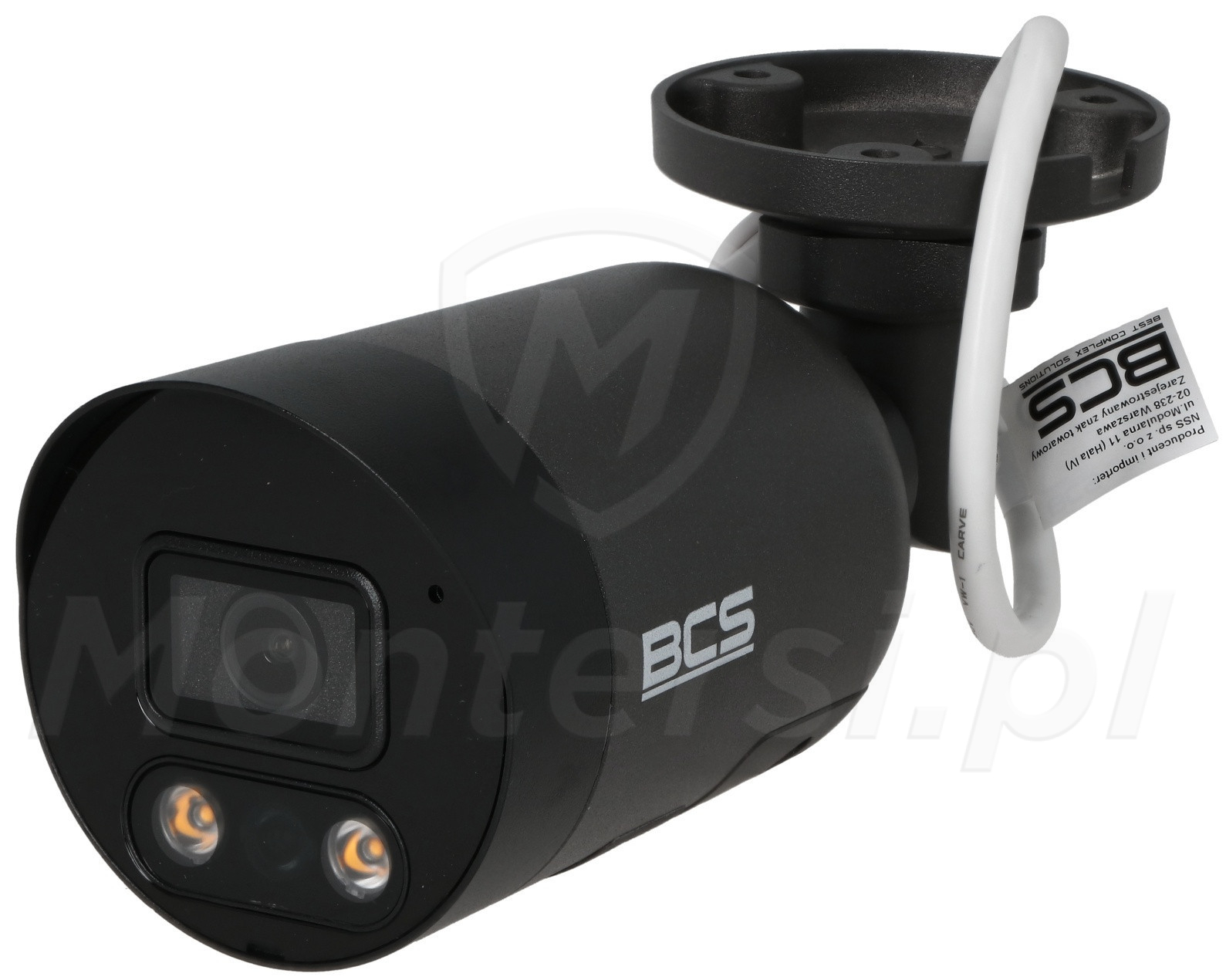 BCS-P-TIP28FWR3L2-Ai2-G - Tubowa kamera IP 8 Mpx, głośnik i mikrofon