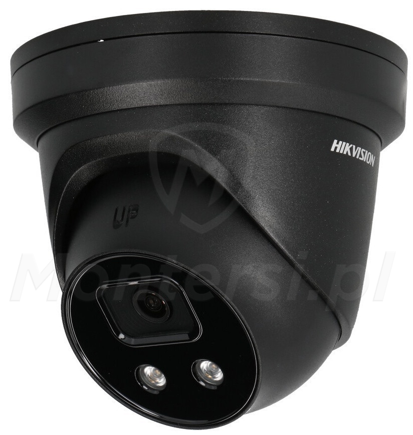 DS-2CD2386G2-IU (2.8mm) (BLACK)- Kopułkowa kamera IP 8 Mpx, AcuSense, WDR, H.265+