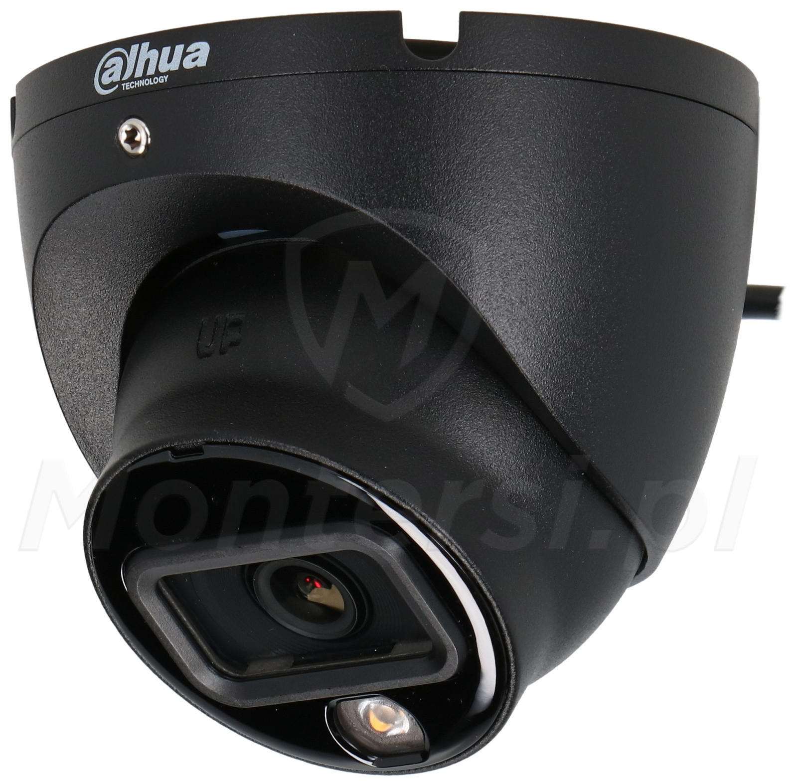 IPC-HDW1639T-A-IL-0280B-S6-BLACK - Kopułowa kamera IP 6 Mpx, IR+LED