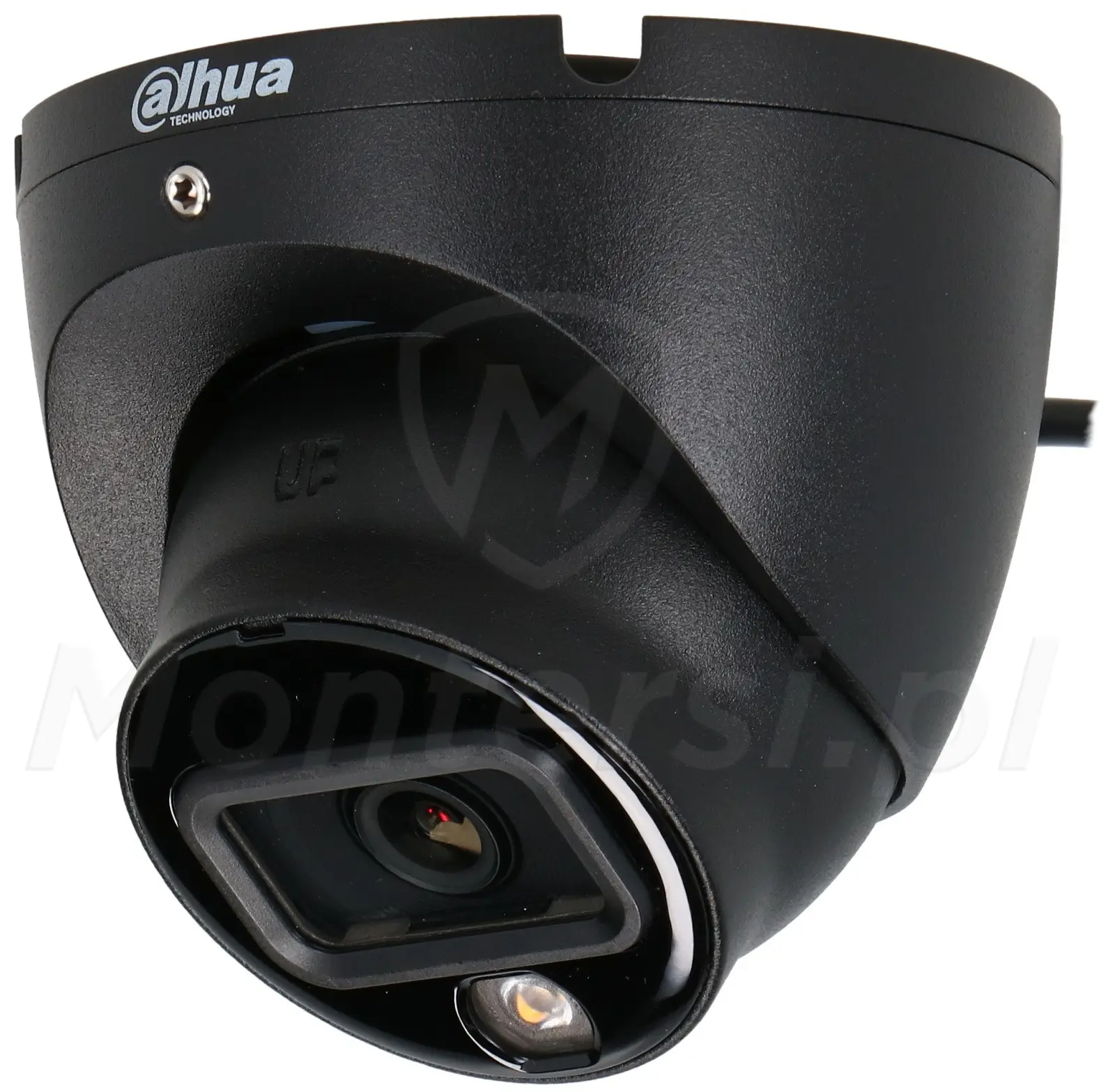 IPC-HDW1639T-A-IL-0280B-S6-BLACK - Kopułowa kamera IP 6 Mpx, IR+LED