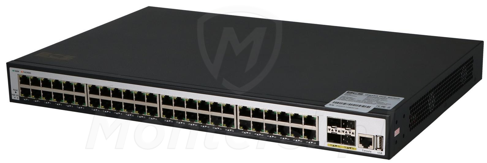 BCS-SP48G-4SFP-M - 52-portowy zarządzalny switch PoE