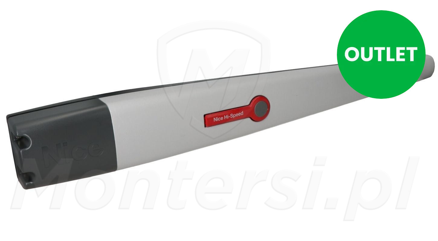 TO5024HS - Siłownik do bram skrzydłowych 5m/400kg, Hi Speed OUTLET ( delikatne zarysowania )