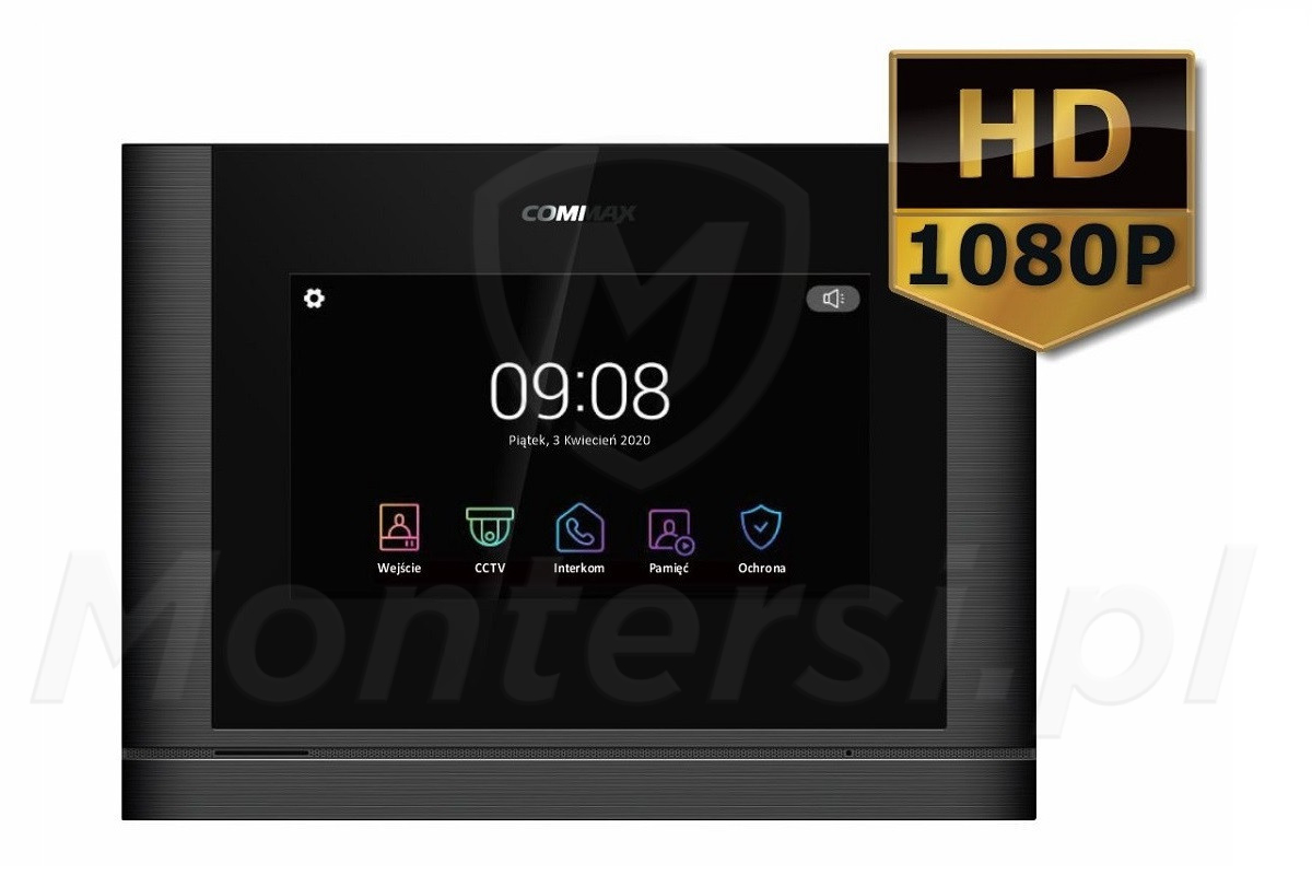 CDV-70MF DARK SILVER - Monitor 7" z doświetleniem LED