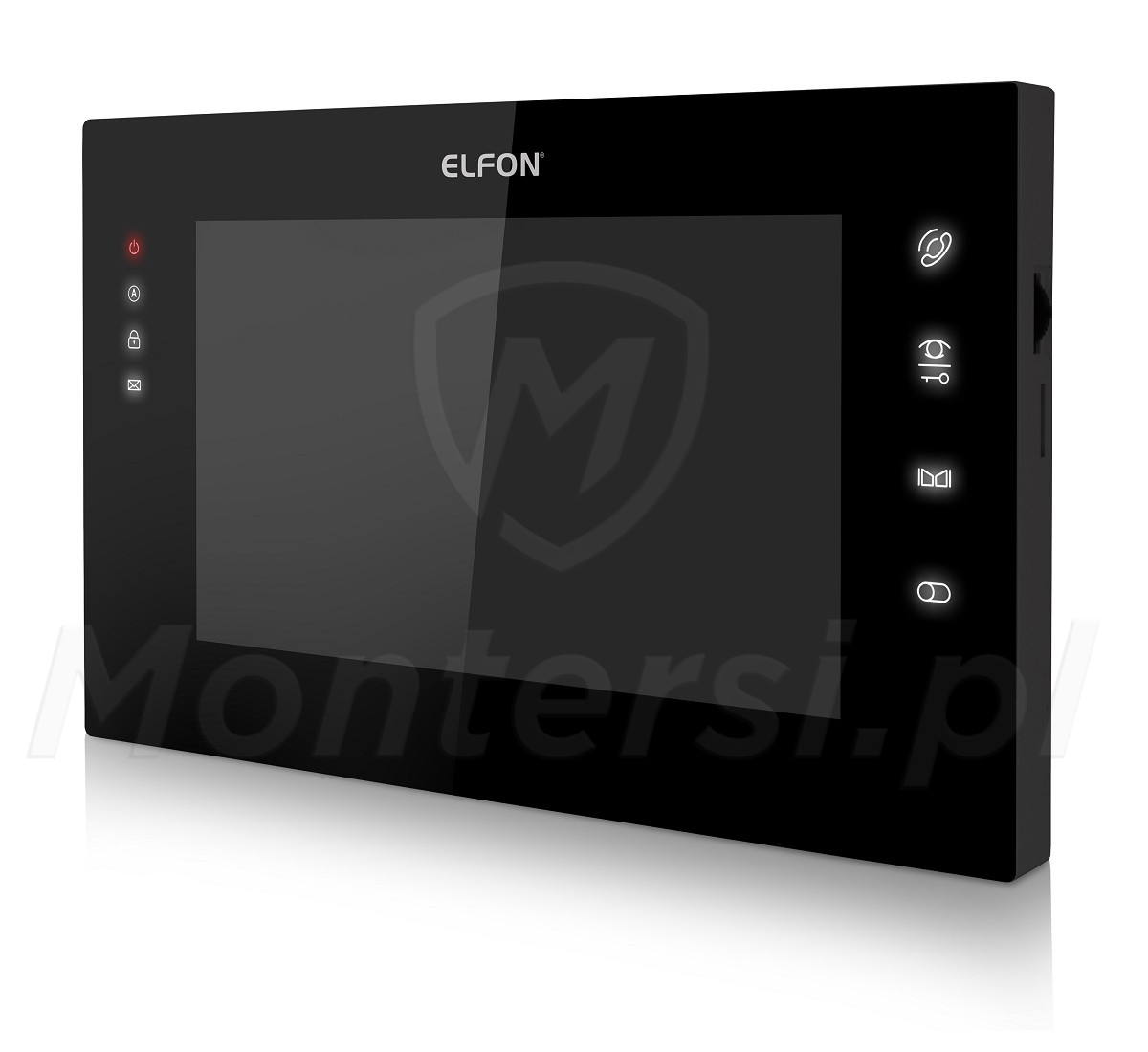 OP-VM7F - Głośnomówiący monitor 7", Optima 255, czarny