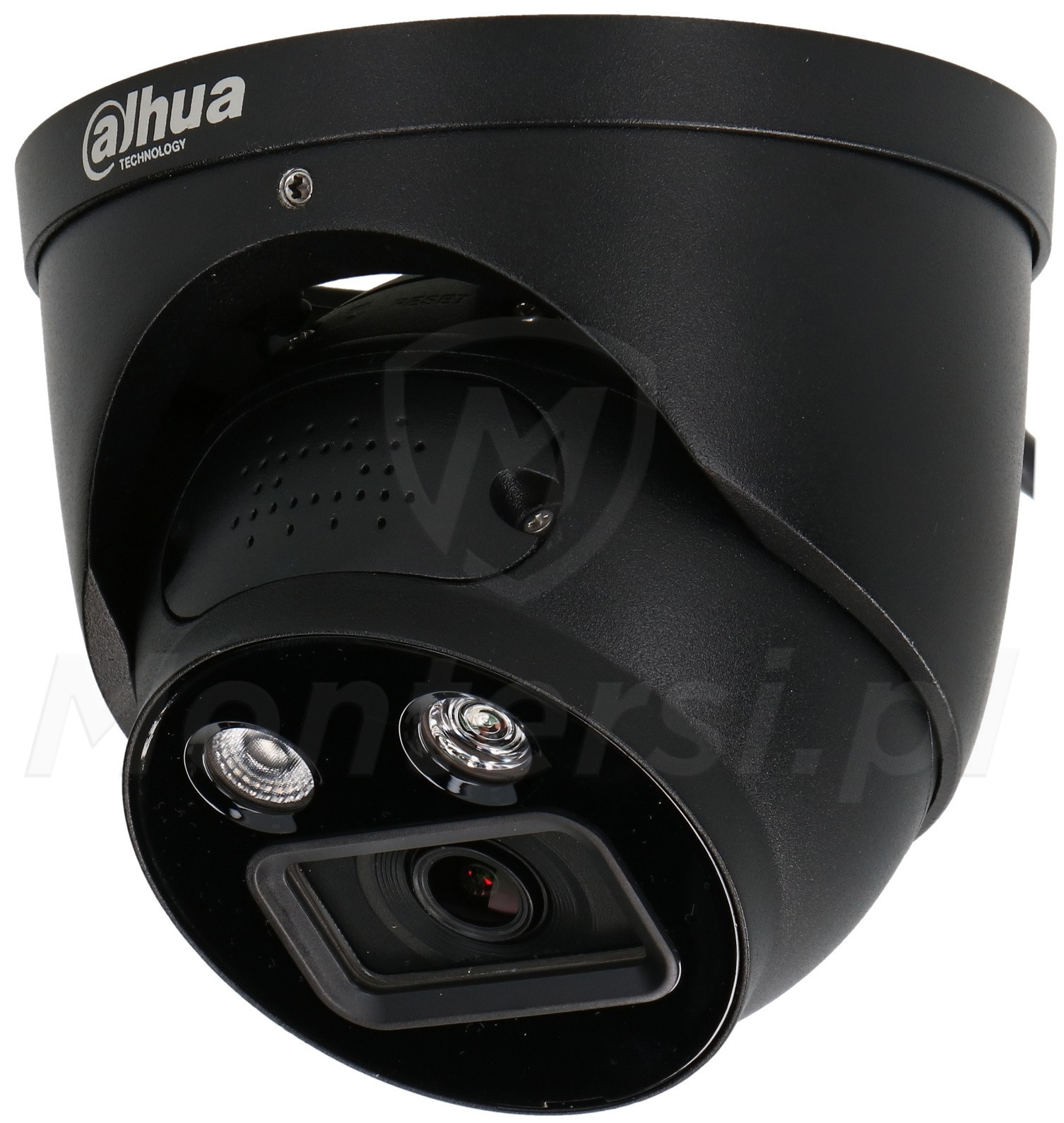 IPC-HDW3549H-AS-PV-0280B BLACK - Kopułkowa kamera IP 5 Mpx, WizSense, Full Color