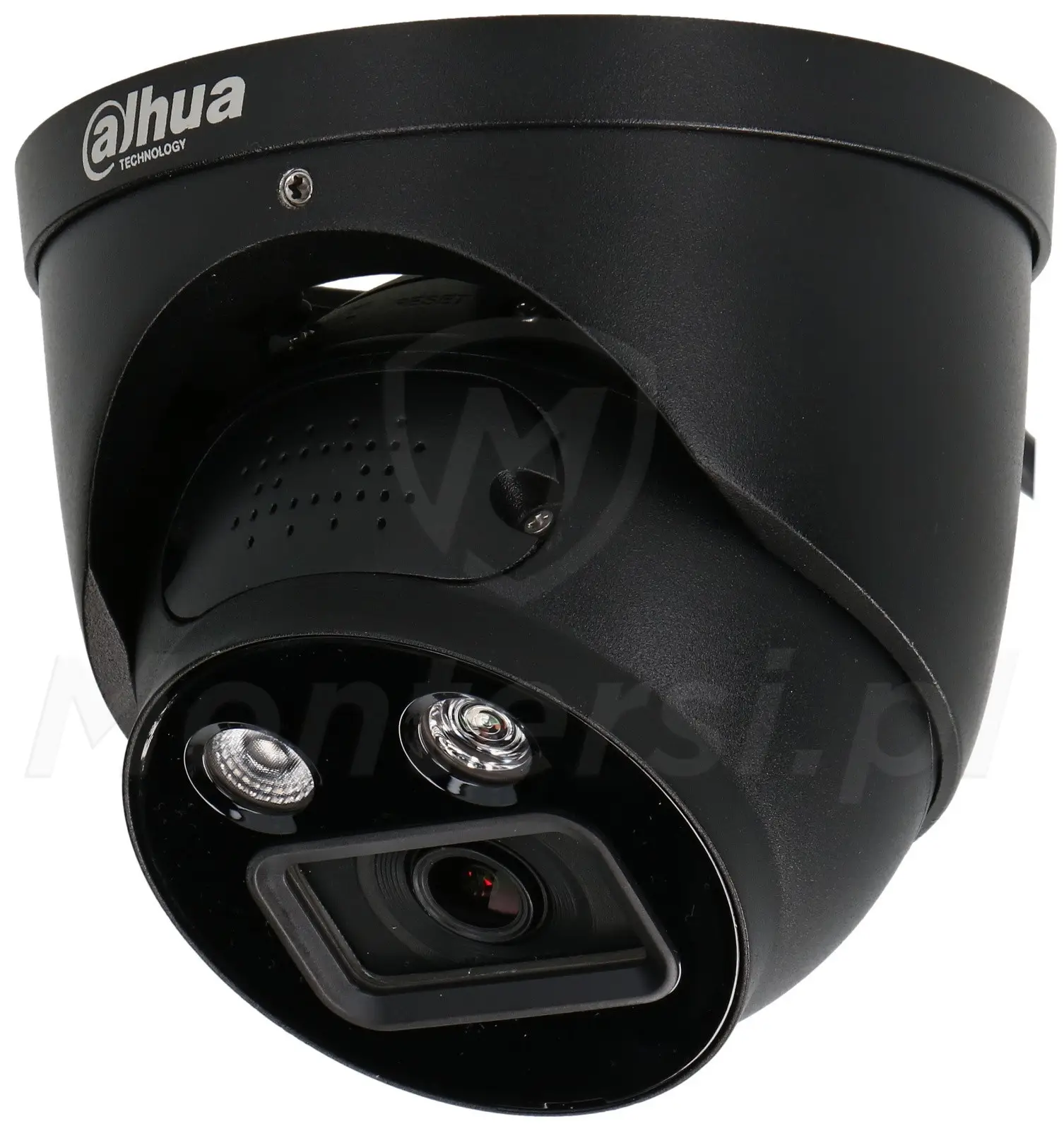 IPC-HDW3549H-AS-PV-0280B BLACK - Kopułkowa kamera IP 5 Mpx, WizSense, Full Color