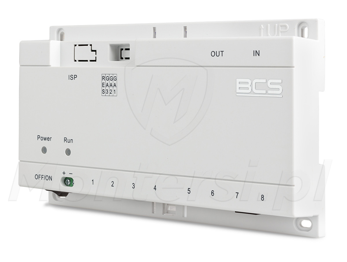 BCS-SP06 - 8-portowy switch PoE