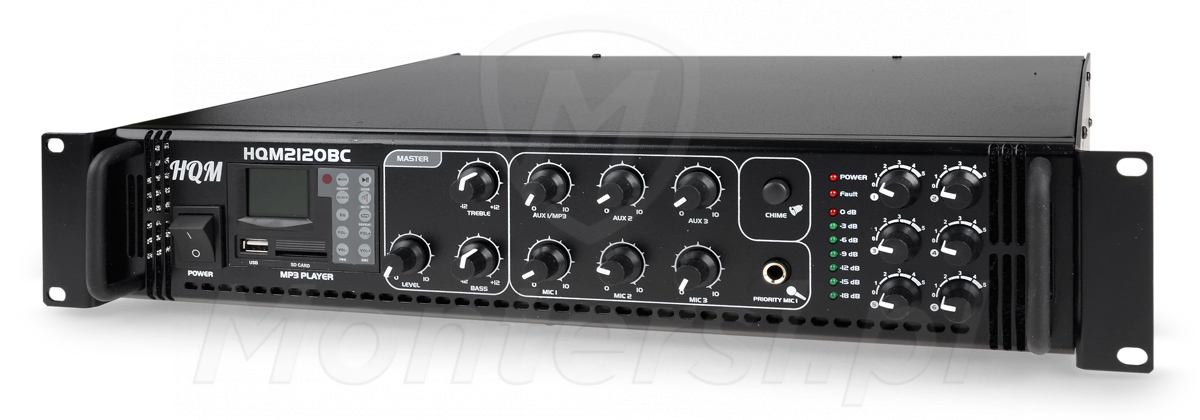 PA HQM2120BC - Wzmacniacz akustyczny 120W