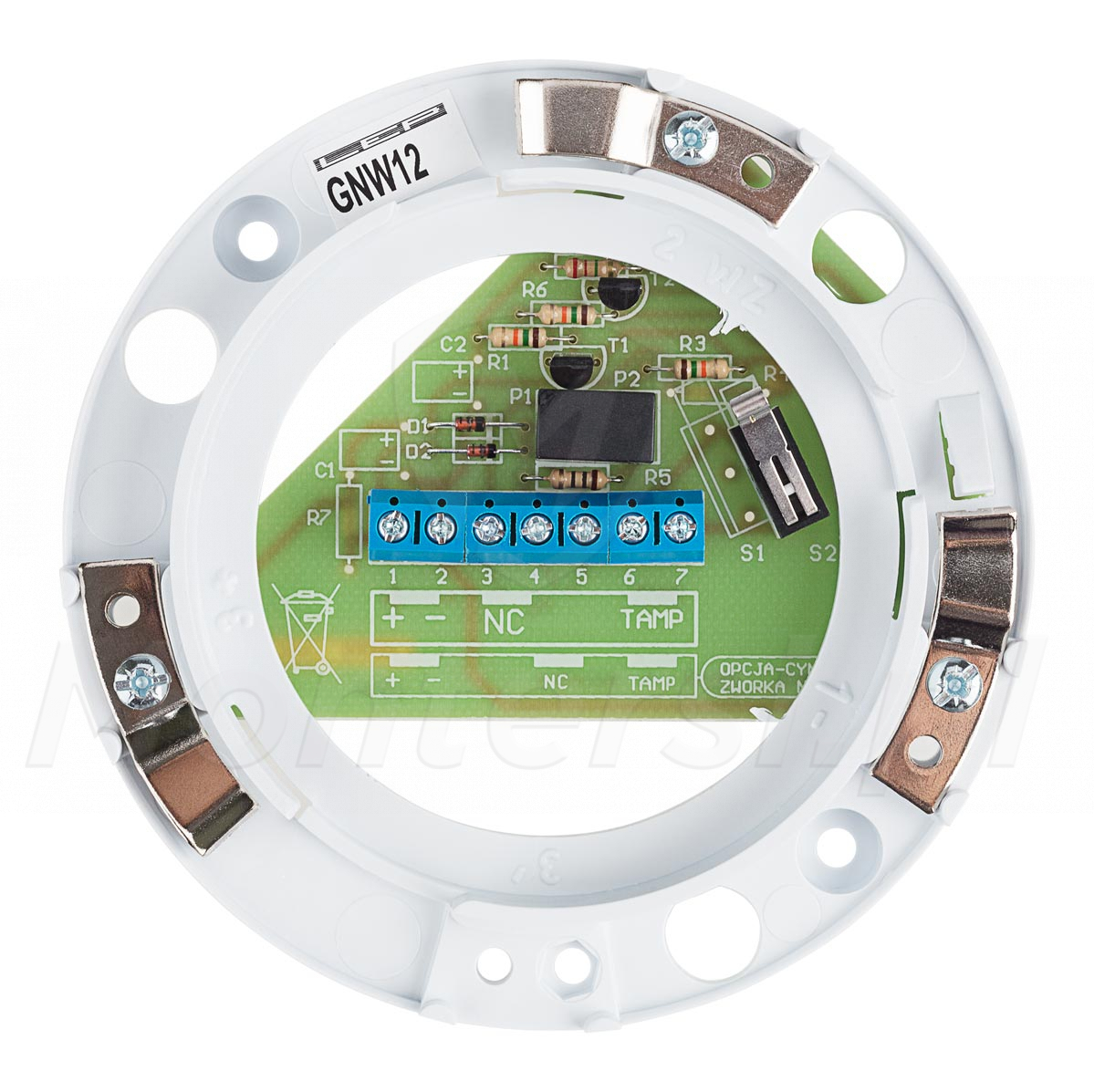 GNW12 - Gniazdo do czujki OSD23, 12V