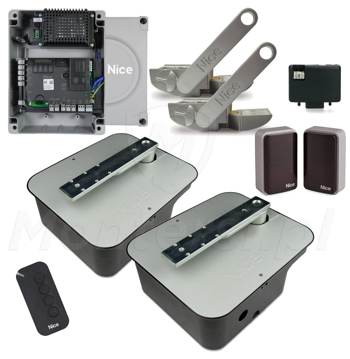 ME3024HSBDKCE MyGo - Zestaw do bram skrzydłowych 3m/300kg, HI-SPEED