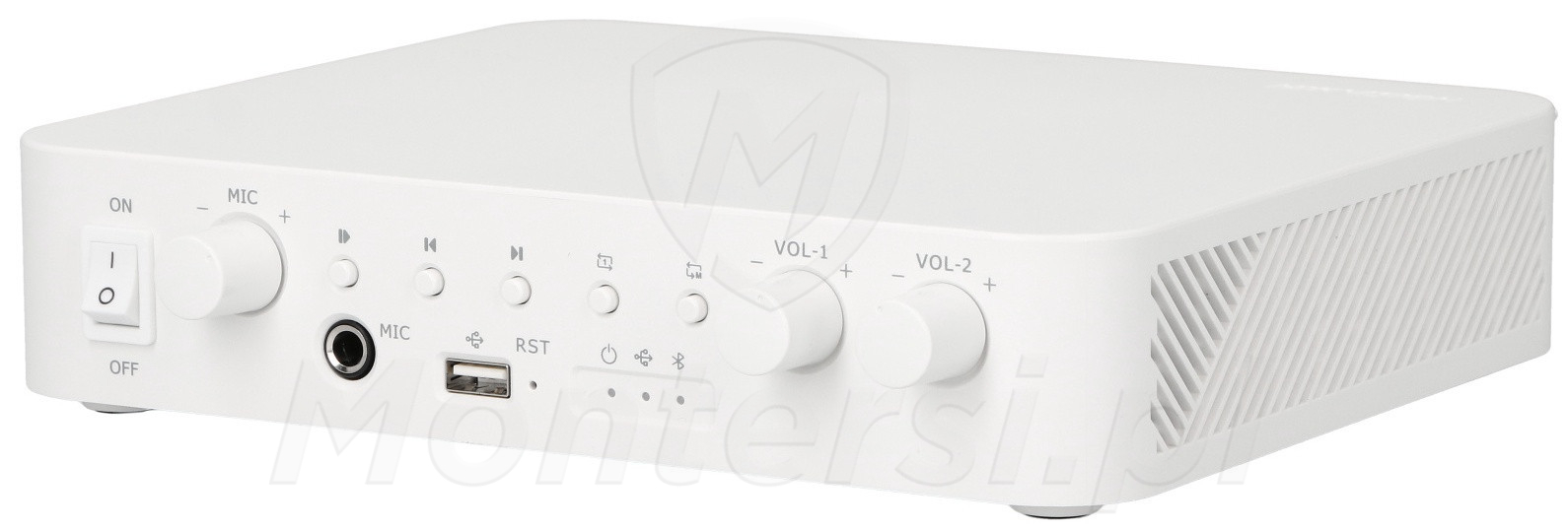 DS-QAE1A80G1-VB - 2-strefowy wzmacniacz sieciowy 80W, 100V