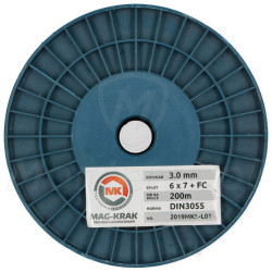 Linka stalowa w oplocie PCV...