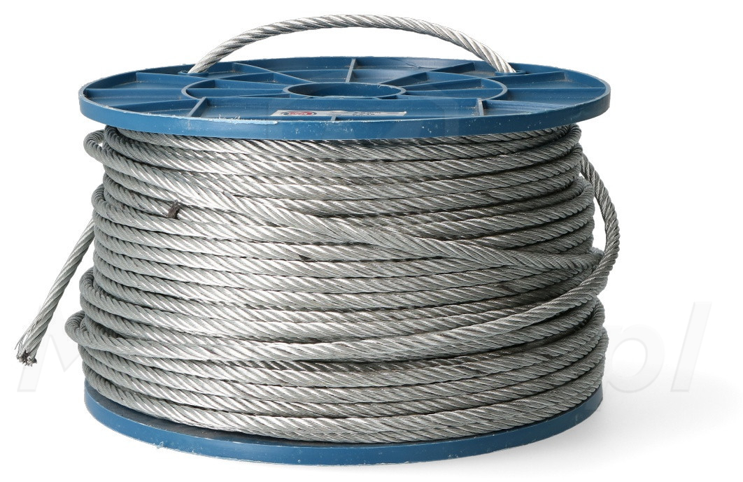 LSZ05.619.0100 - Linka stalowa 5 mm, 6 x 19, 100 m