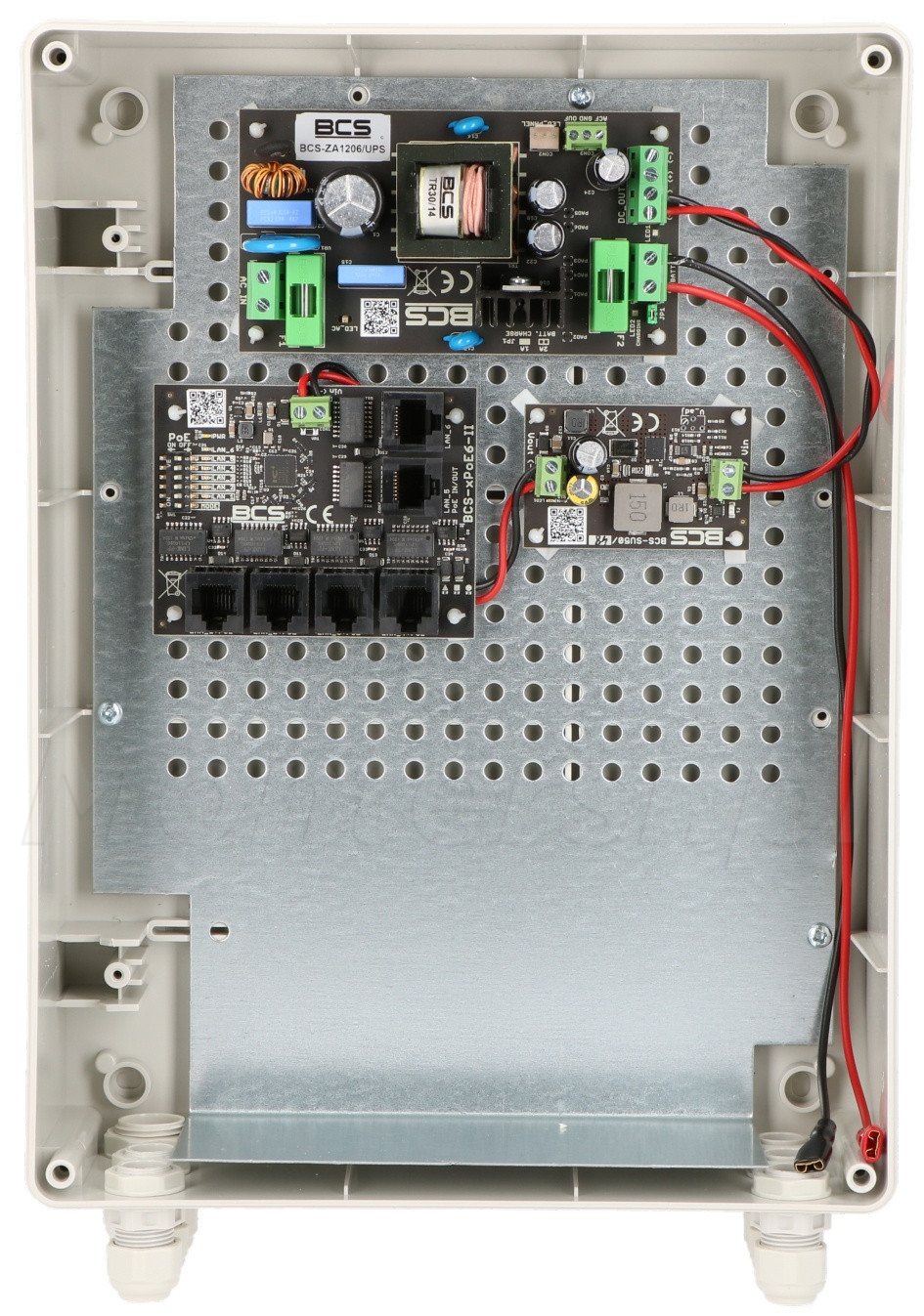 BCS-UPS/IP4/Z/E-S - Zasilacz buforowy 5x PoE, 72W, 1x 7Ah
