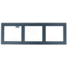 D2100-3 - Ramka Potrójna do montażu natynkowego Vidos ONE