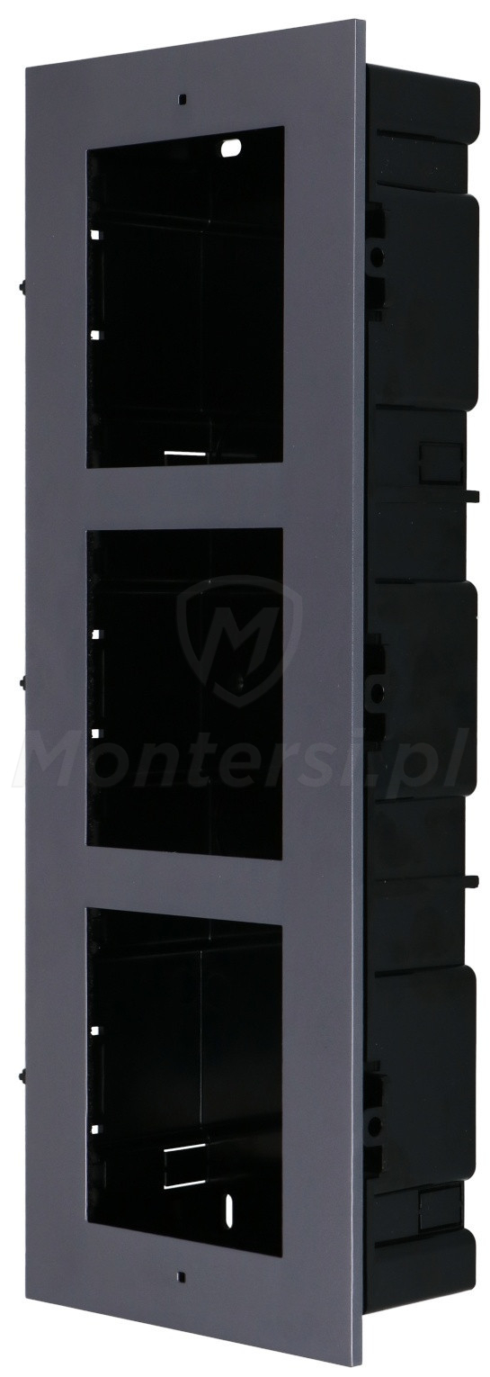 DS-KD-ACF3 - Ramka z puszką, podtynkowa, 3 moduły