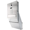 84218 - 1-abonentowy panel bramowy, skrzynka na listy, skośna