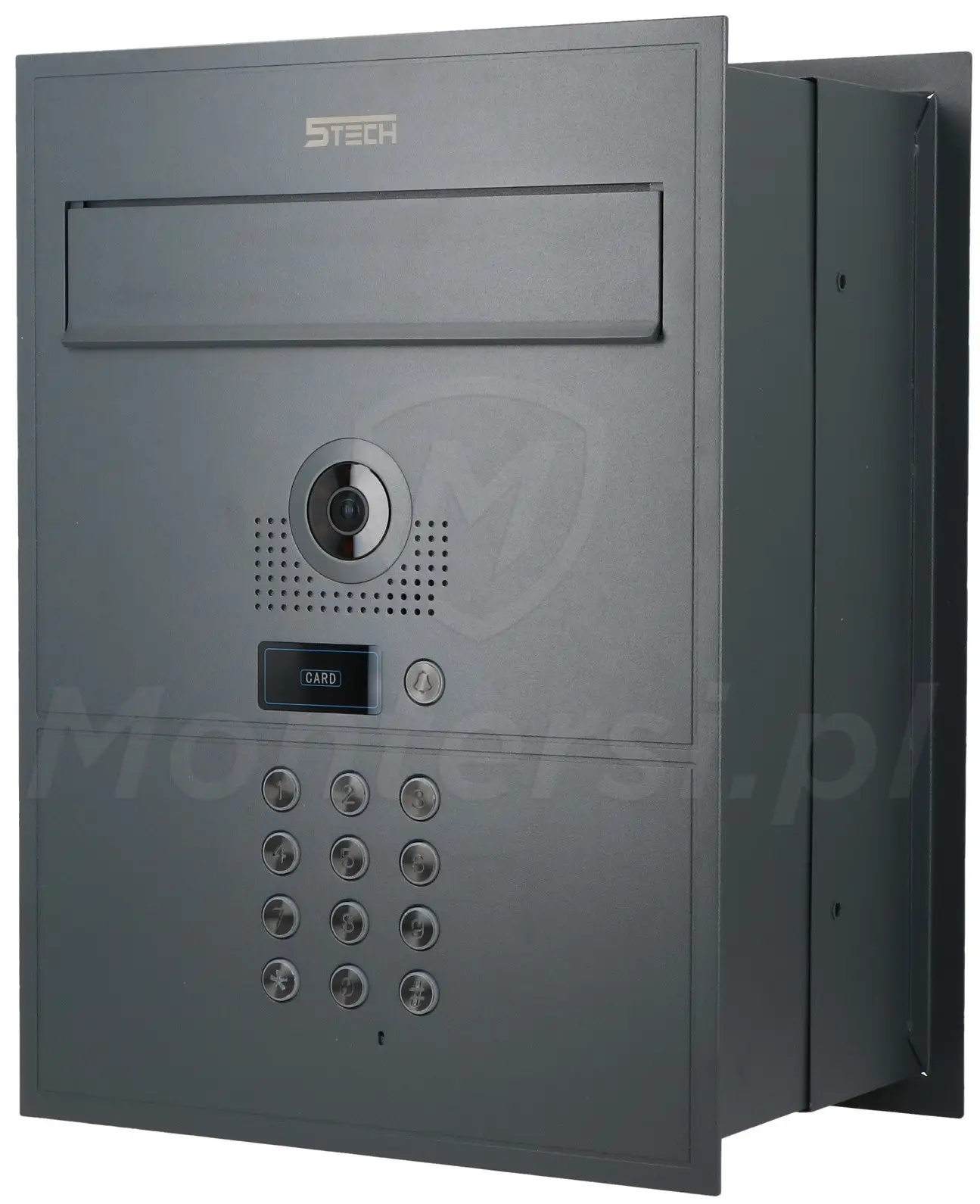 84218 G - 1-abonentowy panel bramowy, skrzynka na listy