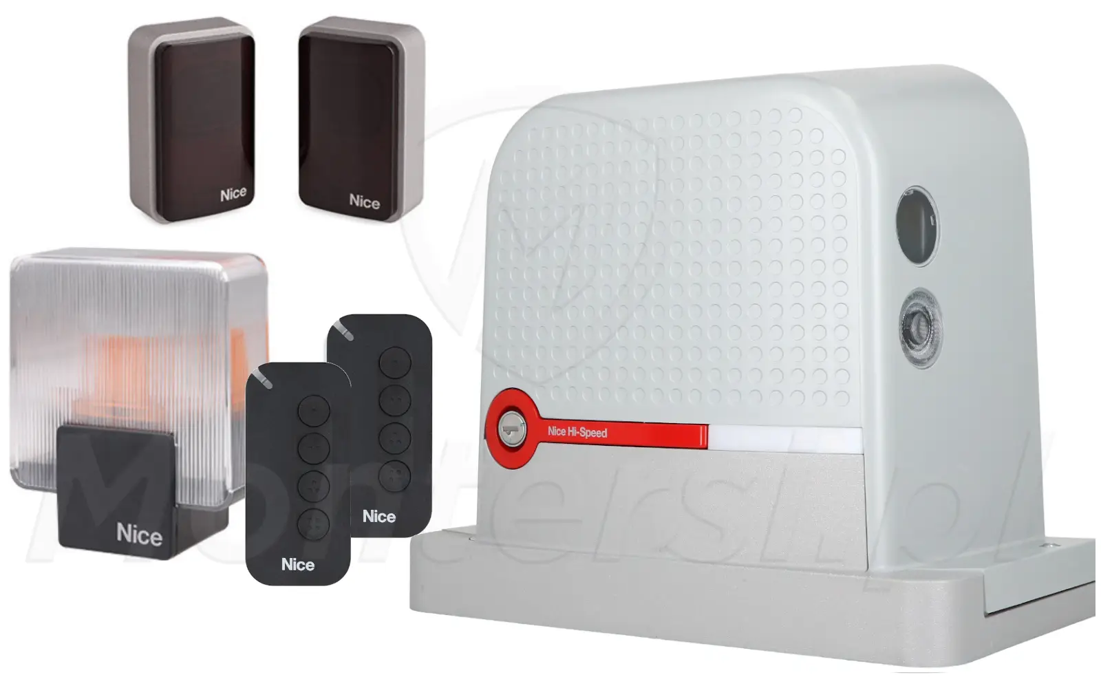 ROBUS 600HS - Zestaw do bram przesuwnych do 600kg, HI-SPEED (RBS600HSBDKCE)