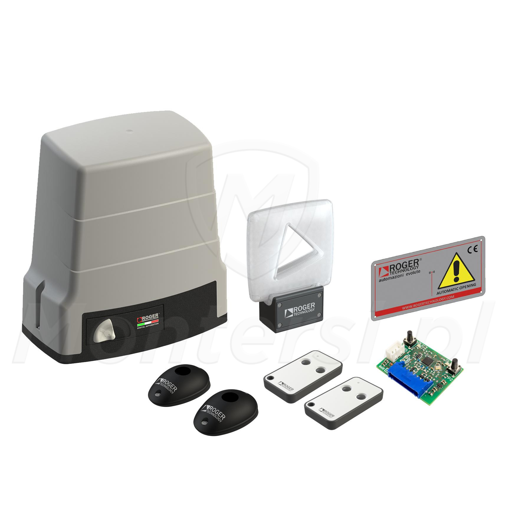 KIT BH30/610/HS/F - Zestaw do bram przesuwnych do 600 kg - HI-SPEED Roger