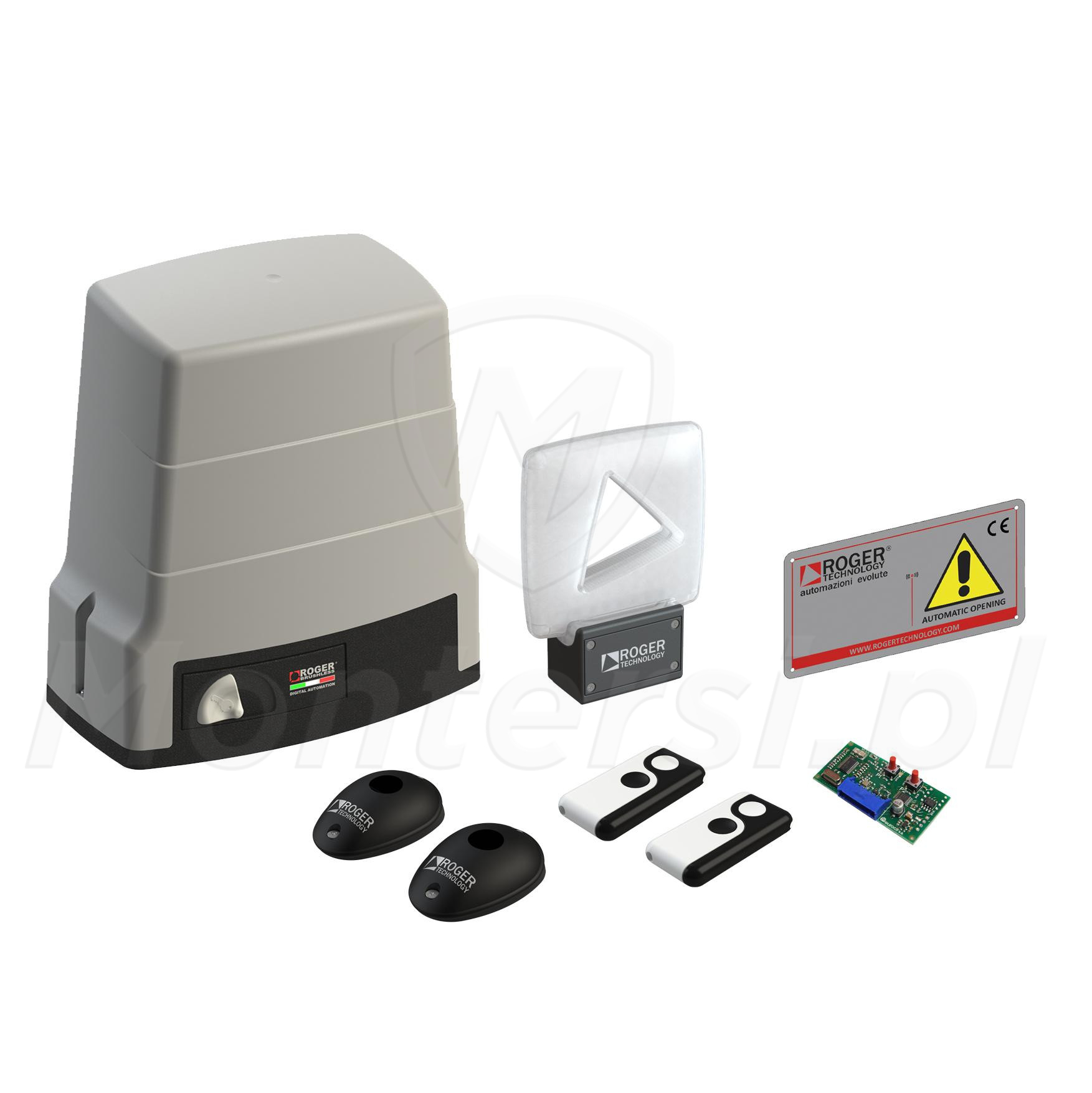 KIT BH30/806/F - Zestaw do bram przesuwnych do 1000kg Roger