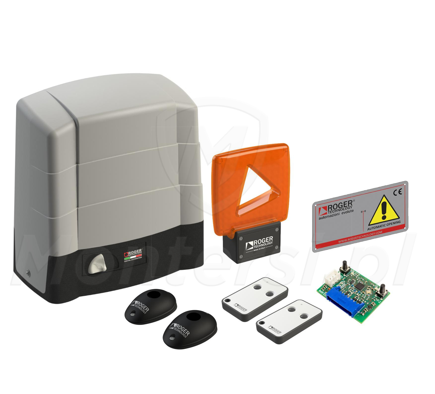 KIT BG30/1004/HS/F - Zestaw do bram przesuwnych do 1000kg - HI-SPEED Roger