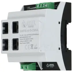 SWPS-4-11-DIN4 - Switch PoE...