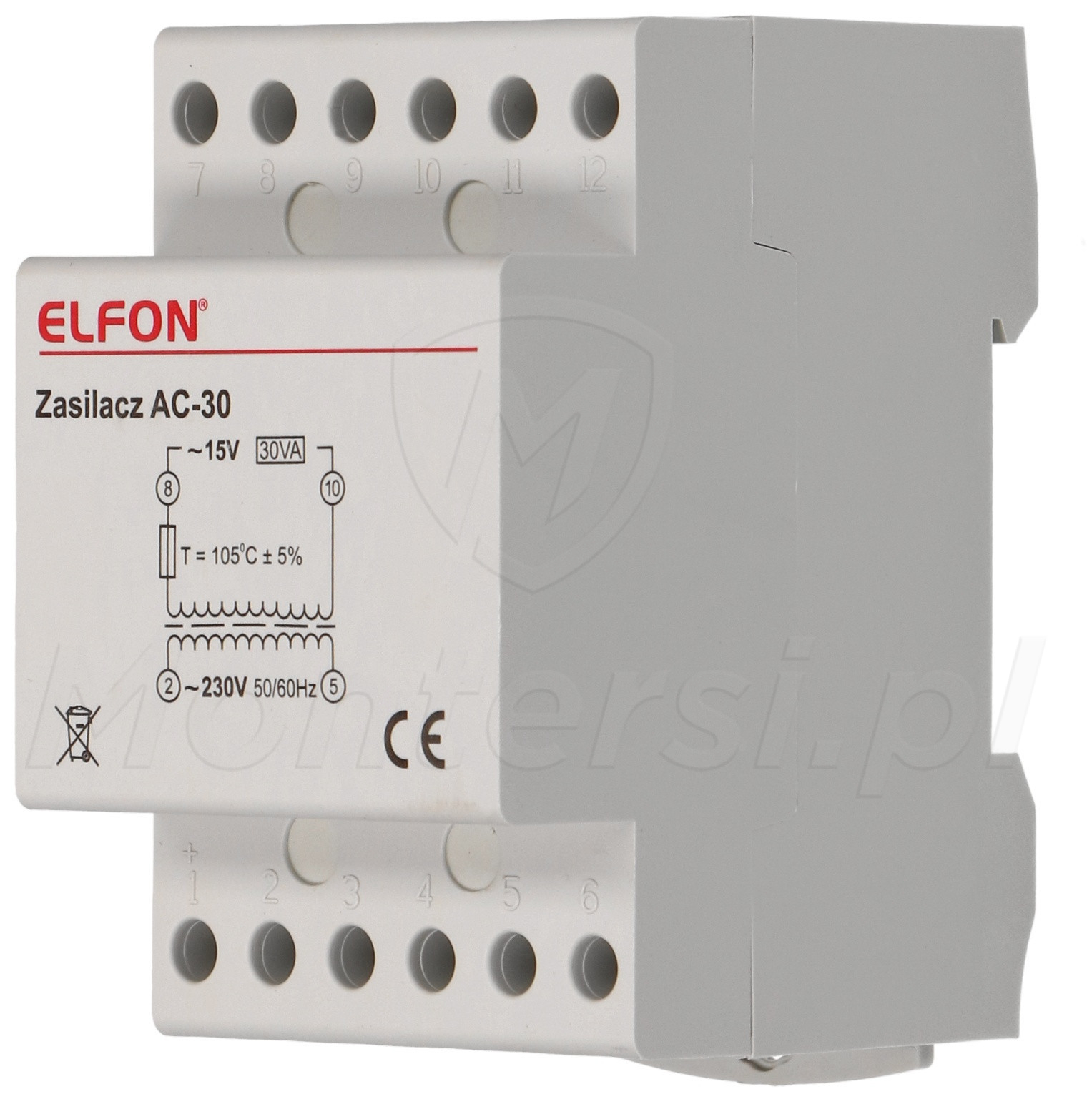 AC-30 - Zasilacz 15V/2A systemu OPTIMA