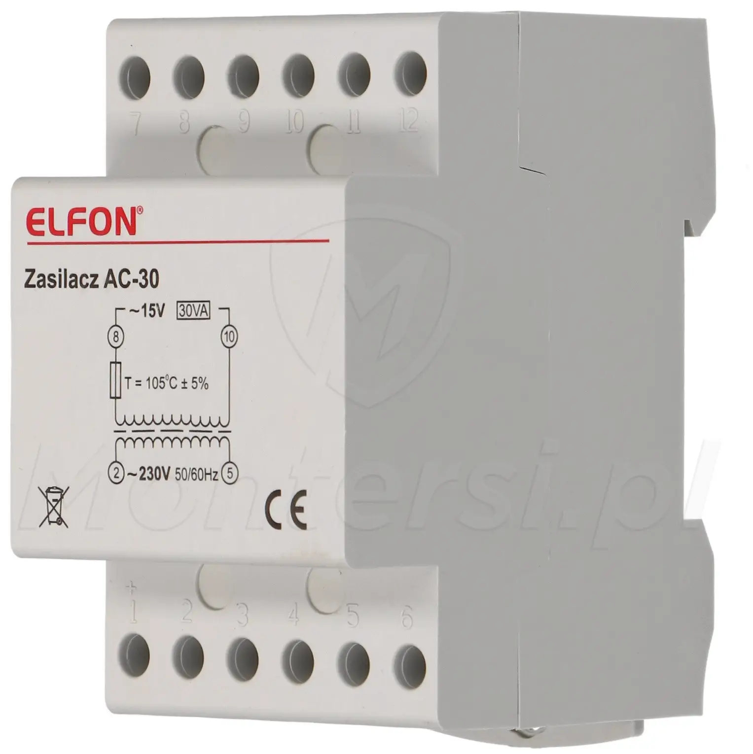 AC-30 - Zasilacz 15V/2A systemu OPTIMA