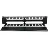 PIX-R19-CMC-2U-B - Organizer kabli 2U z pokrywą