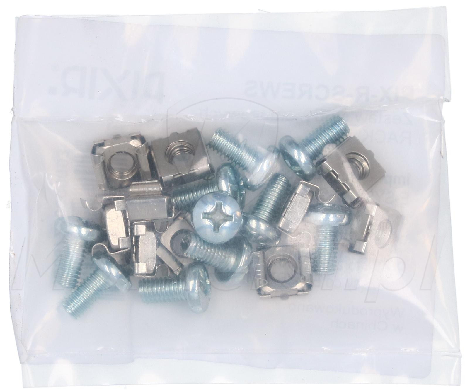 PIX-R-SCREWS - Komplet śrub M6 do szaf RACK