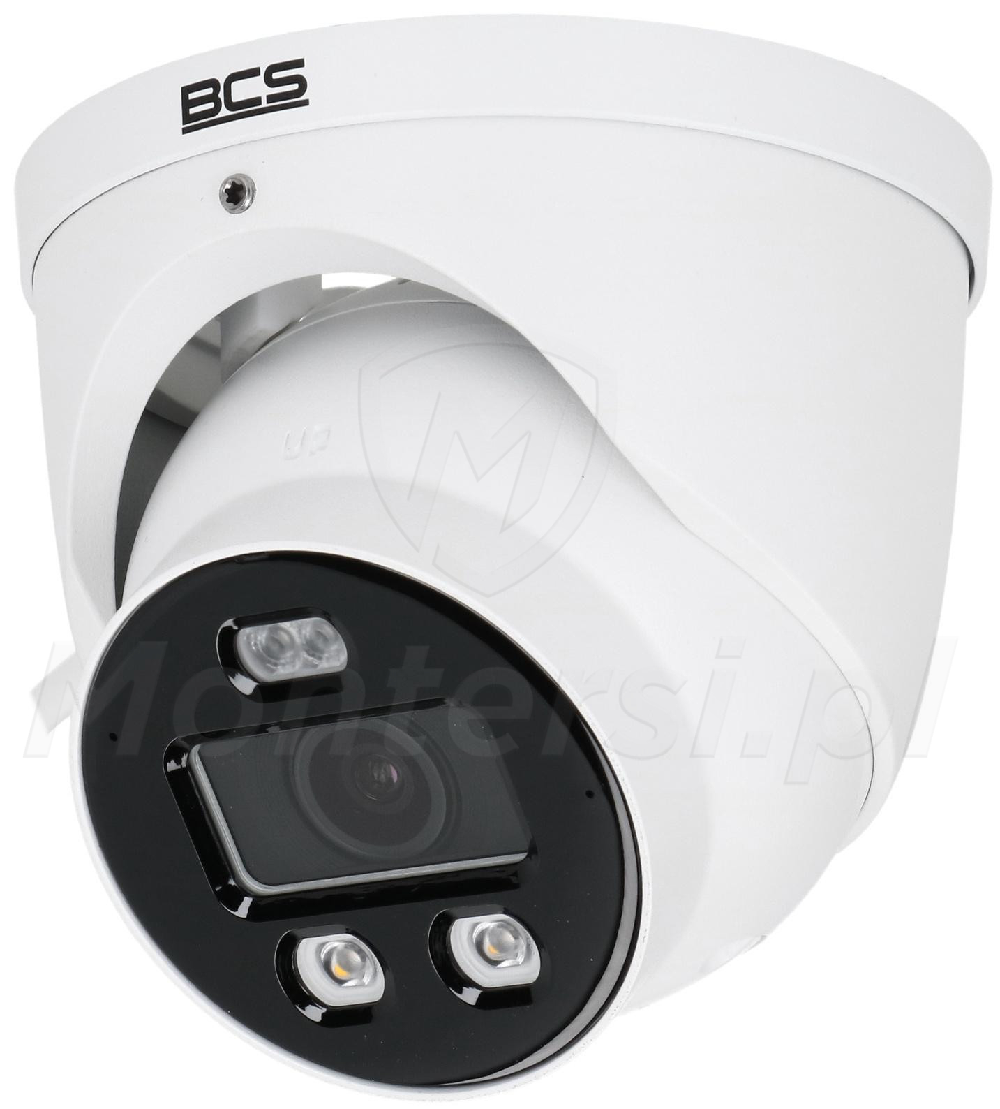 BCS-L-EIP68FCR3L3-Ai1 - Kopułkowa kamera IP, 8 Mpx, IR+LED