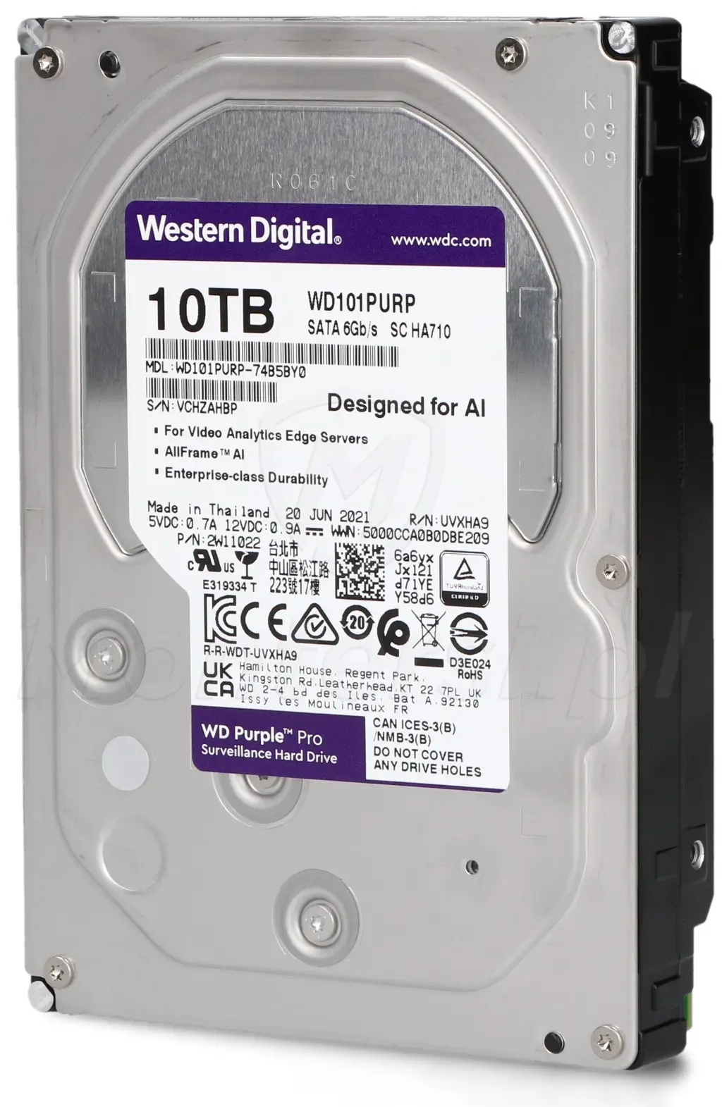 Dysk twardy 10 TB WD Purple