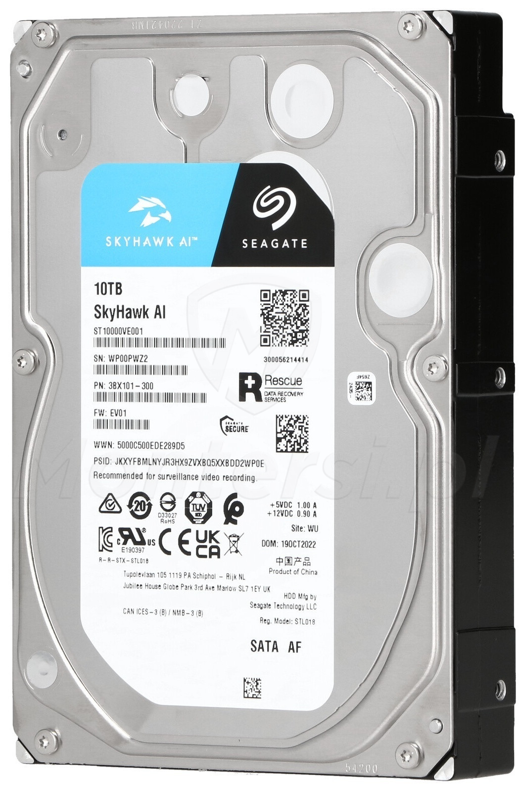 ST10000VE001 - Dysk twardy 10 TB do rejestratora